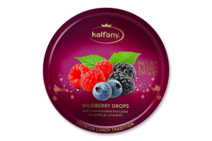 Льодяники Kalfany Wildberry Candies лісові ягоди 150г 000803992 фото
