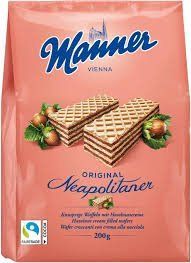 Вафли Manner Original Neapolitan с ореховым кремом 200 г 000803967 фото