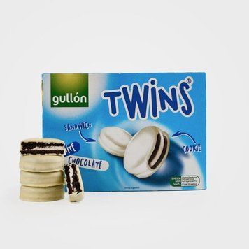 Печенье GULLON Twins сэндвич в белом шоколаде, 252 г 000804057 фото