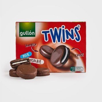 Печенье GULLON Twins сэндвич в молочном шоколаде, 252 г 000804058 фото