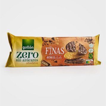 Печенье GULLON без сахара Finas овсяное с молочным шоколадом, 150г 000804054 фото