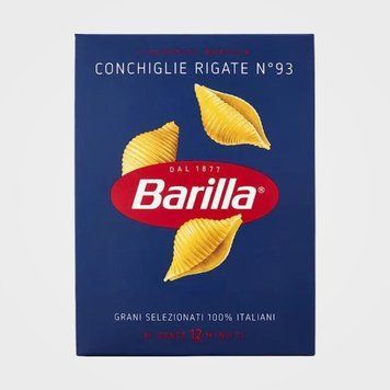 Макарони BARILLA 93 CONCHIGLIE RIGATE 500г 000804011 фото