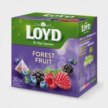 Чай фруктовый LOYD FOREST FRUITS с лесными ягодами, 40г (20 пирамидок) 000804091 фото