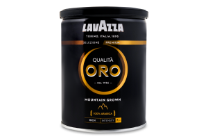 Кава мелена LAVAZZA 250g Oro Mountain grown ж/б 000804265 фото