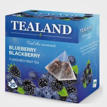 Чай фруктовый TEALAND BALCKBERRY-BLUEBERRY ежевика-черника в пирамидках 000804098 фото