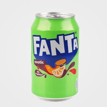 Напій безалкогольний Fanta Exotic Fruit Punch 0,33л ж/б 000804029 фото